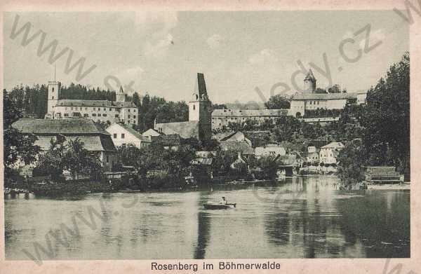  - Rožmberk Český Krumlov, celkový pohled, zámek