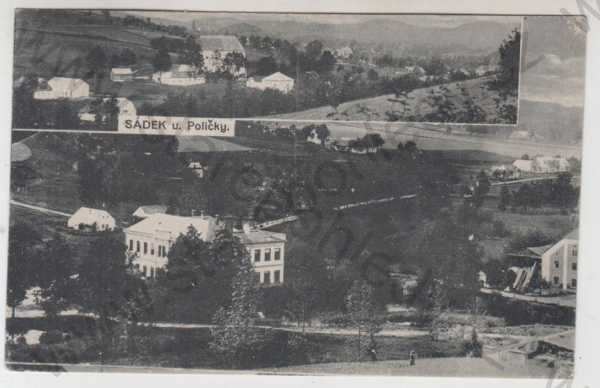  - Sádek u Poličky (Svitavy), více záběrů, částečný záběr města