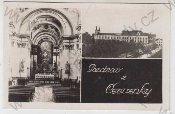  - Červenka (Olomouc), více záběrů, kostel, oltář, Foto-fon