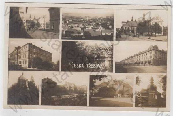  - Česká Třebová (Ústí nad Orlicí), více záběrů, celkový pohled, částečný záběr města, Bromografia