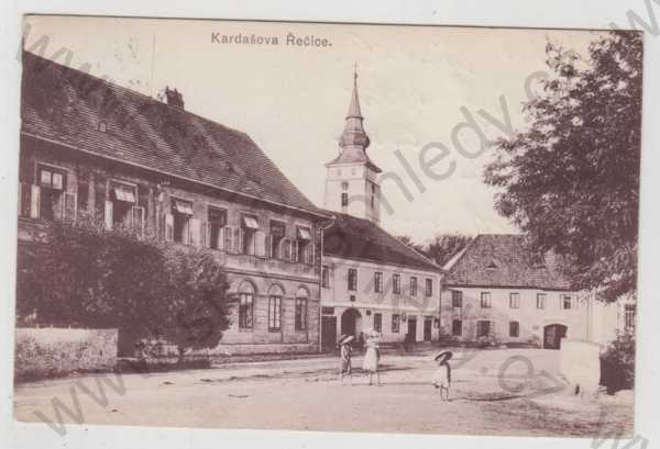  - KArdašova Řečice (Jindřichův Hradec), kostel, částečný záběr města