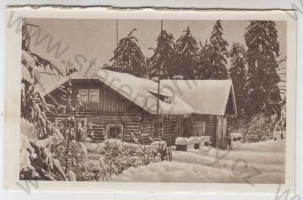  - Krkonoše (Trutnov), Mumlavská bouda, sníh, zimní