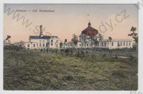  - Kroměříž (Kremsier), Krakenhaus, kolorovaná