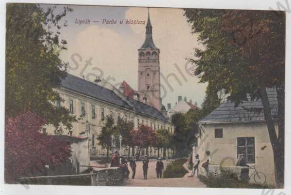  - Lipník nad Bečvou (Přerov), partie, klášter, kolorovaná