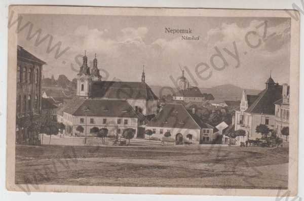  - Nepomuk (Plzeň - jih), náměstí, kostel