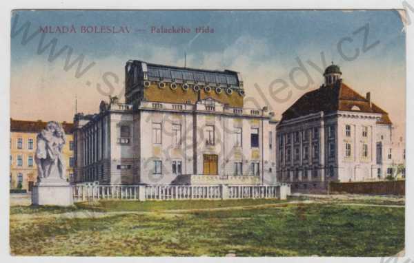  - Mladá Boleslav, Palackého třída, kolorovaná