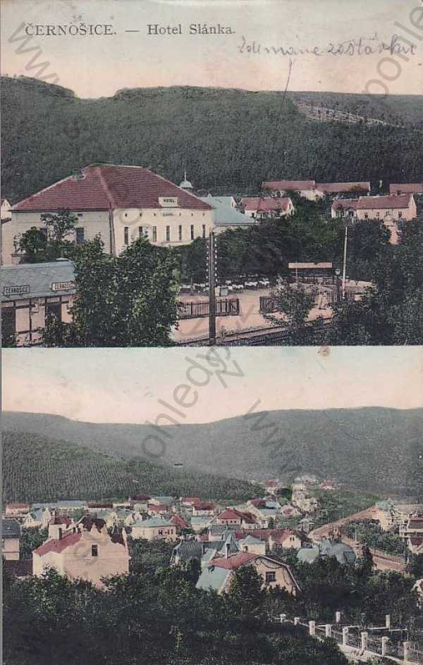  - Čenošice Praha západ Hotel Slánka, celkový pohled, barevná