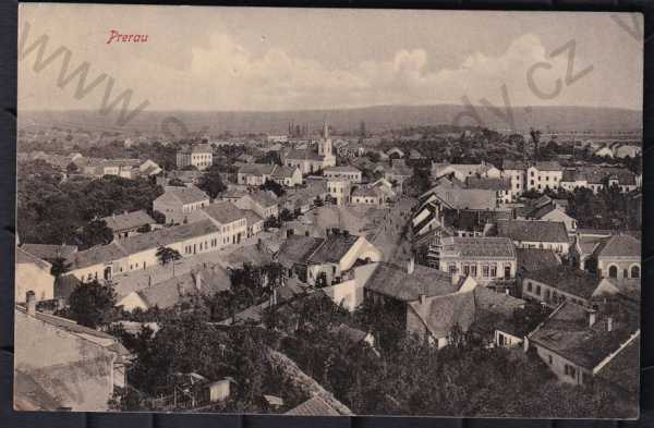  - Přerov (Prerau), pohled na město z výšky
