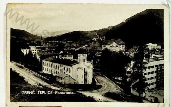  - Slovensko, Trenčianské Teplice (Trenčín), celkový pohled