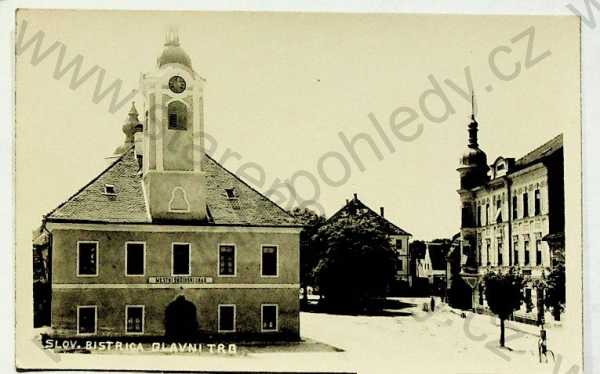  - Jugoslávie - Slovinsko - Slovenska Bistrica - náměstí, městský úřad