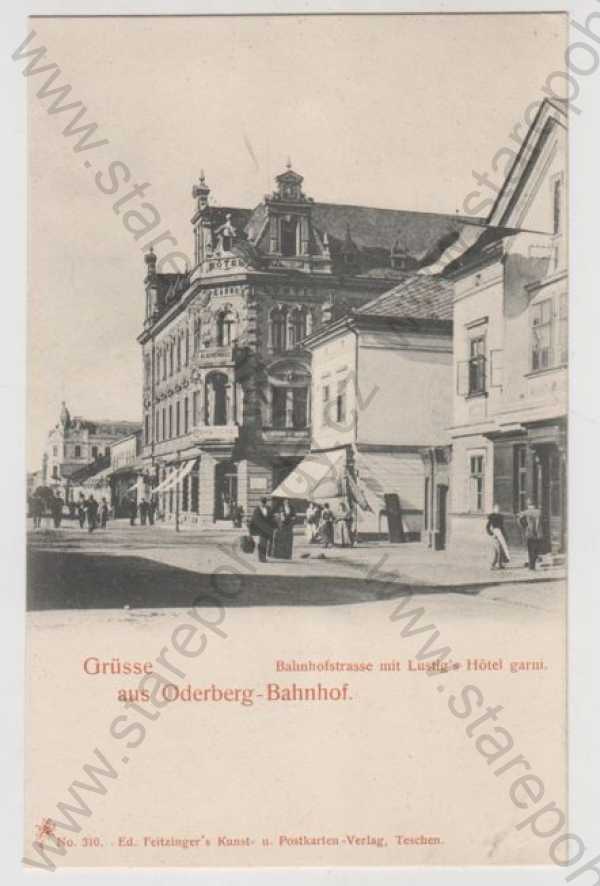  - Bohumín (Oderberg) - Karviná, nádraží, pohled ulicí