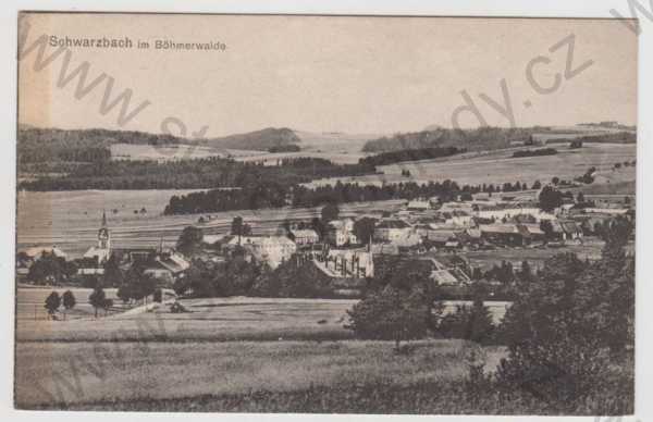  - Černá v Pošumaví (Schwarzbach) - Český Krumlov, celkový pohled, foto J.Seidel