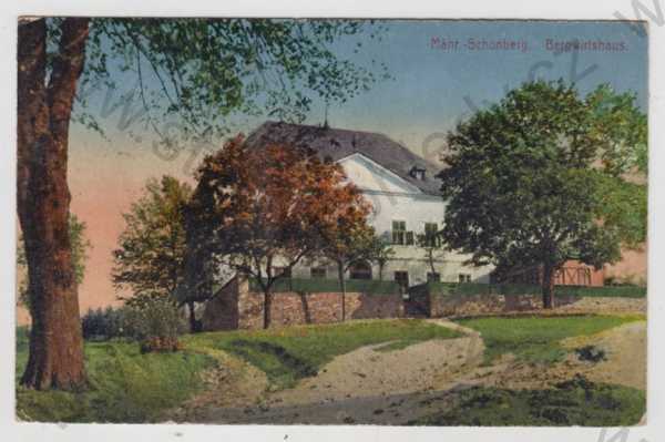  - Šumperk (Mähr. Schönberg), Bergwirtshaus, kolorovaná