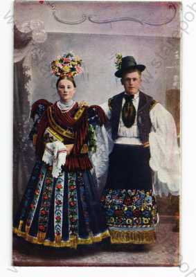  - Maďarský kroj, muž a žena