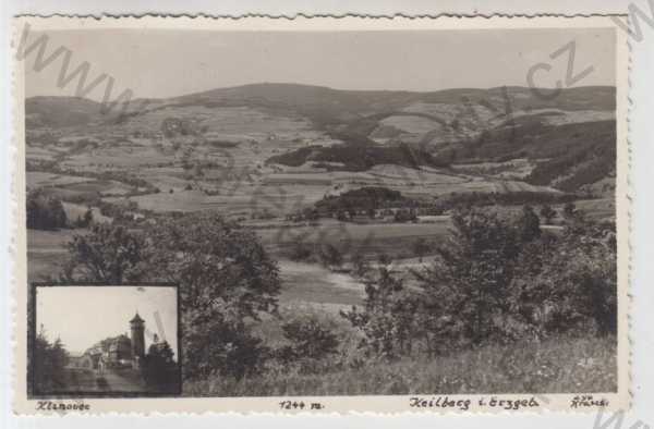  - Klínovec (Keilberg) - Karlovy Vary, více záběrů, rozhledna