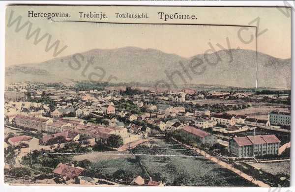  - Jugoslávie - Bosna a Hercegovina - Trebinje, leporelo, kolorovaná