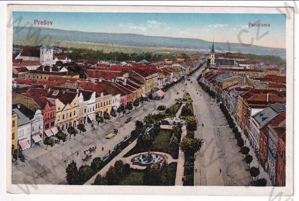  - Slovensko - Prešov - panorama, kolorovaná