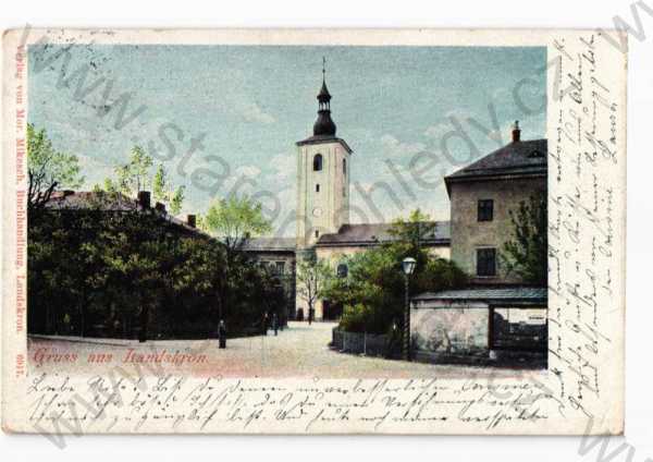  - Lanškroun, Ústí nad Orlicí, částečný záběr města, DA