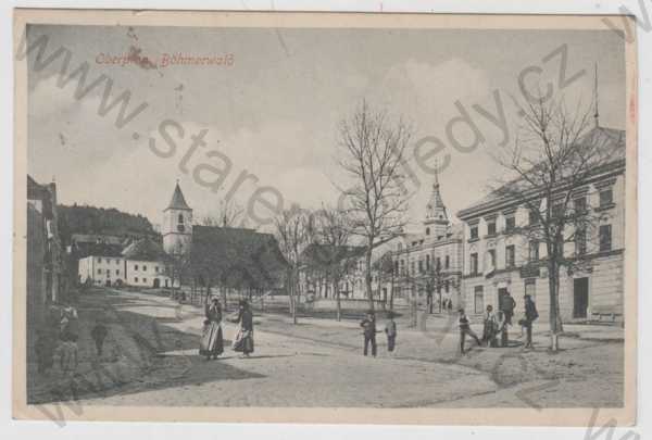  - Horní Planá (Oberplan) - Český Krumlov, náměstí, foto J.Seidel