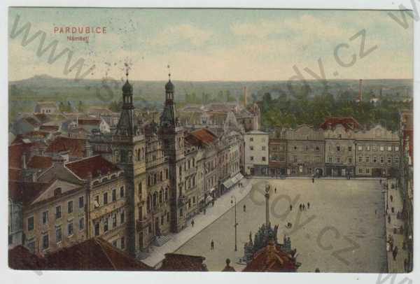  - Pardubice, náměstí, kolorovaná