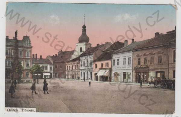  - Choceň (Ústí nad Orlicí), náměstí, kolorovaná
