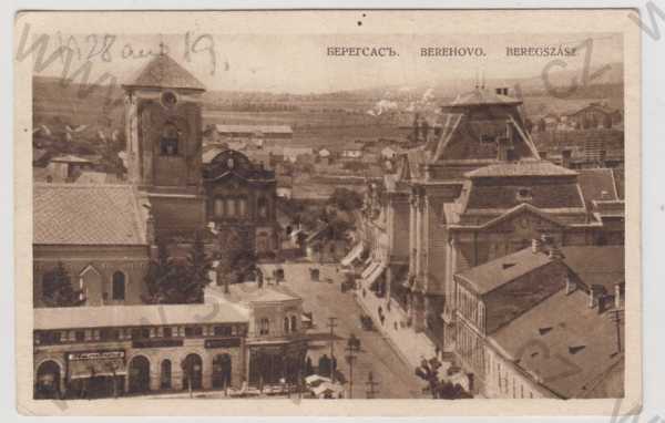  - Podkarpatská Rus, Berehovo (Beregszász), částečný záběr města