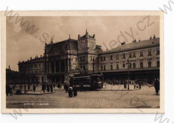  - Brno, nádraží, tramvaj, Foto-Fon