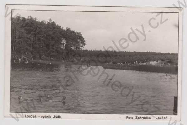  - Loučeň (Nymburk), rybník Jivák, koupaliště
