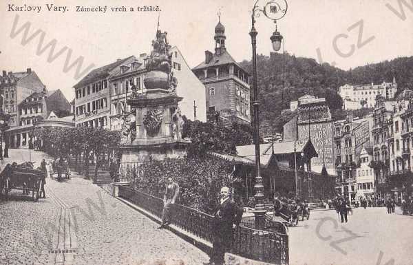  - Karlovy Vary Karlsbad Zámecký vrch a tržiště