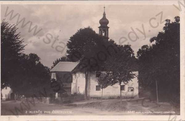  - Kleneč pod Čerchovem Domažlice, kostel, Foto-fon