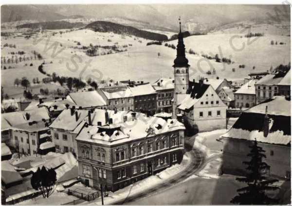  - Staré město pod Sněžníkem, Šumperk, částečný záběr města, ORBIS, foto J. Mikulka