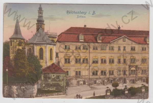  - Liberec (Reichenberg), zámek, kolorovaná