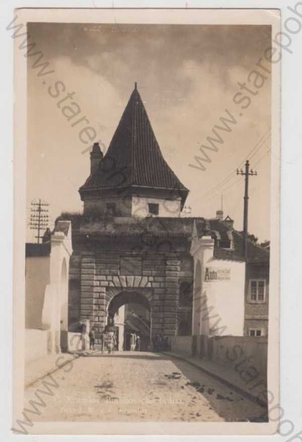  - Český Krumlov, Budějovická brána, foto J. Wolf