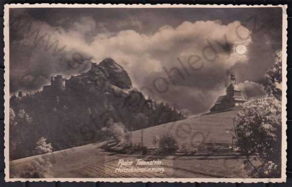  - Hrad Tolštejn (Ruine Tollëstein), Jiřetín pod Jedlovou (Děčín), celkový pohled