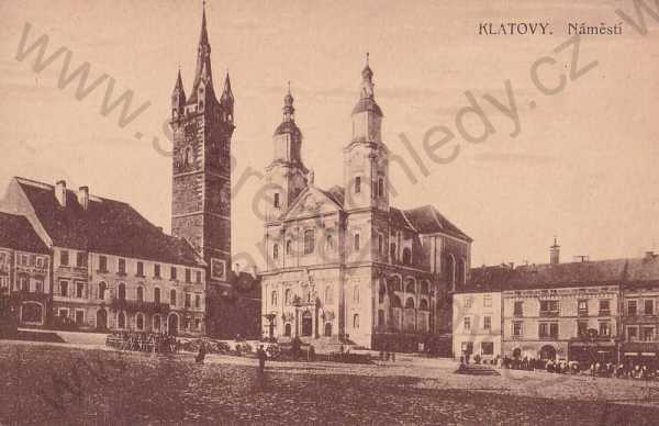  - Klatovy, náměstí kostel