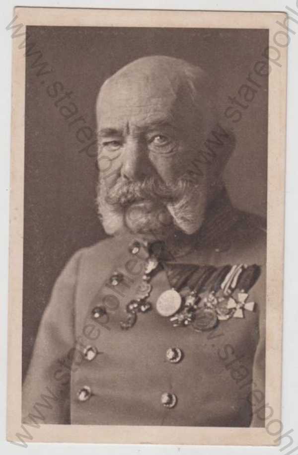  - František Josef I., portrét, uniforma