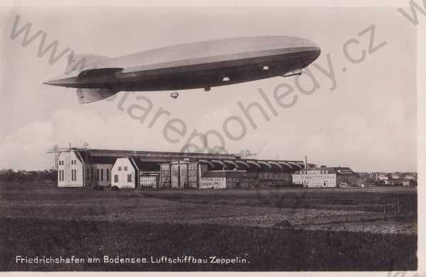  - Vzducholoď Graf Zeppelin ve vzduchu Bodensee