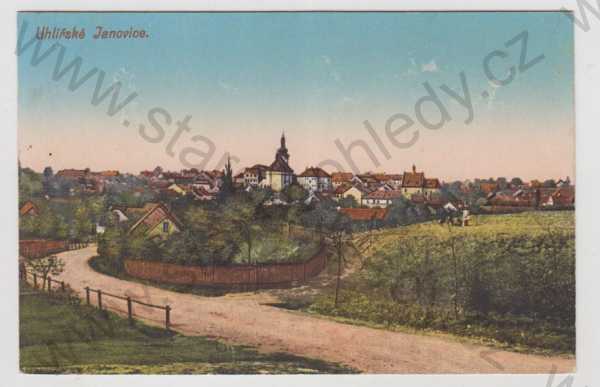  - Uhlířské Janovice (Kutná Hora), celkový pohled, kolorovaná