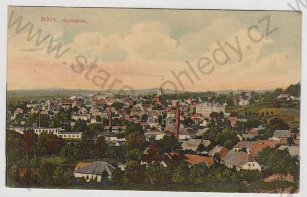  - Moravský Beroun (Bärn) - Olomouc, celkový pohled, kolorovaná