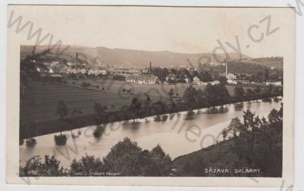  - Sázava (Benešov), sklárny, Foto-Fon Praha