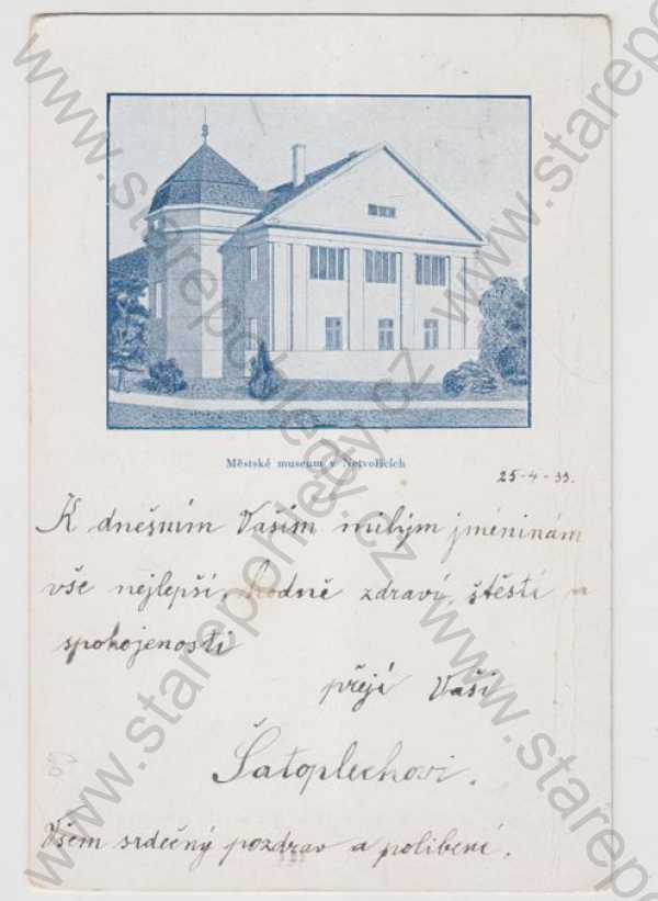  - Netvořice (Benešov), muzeum, kresba, DA