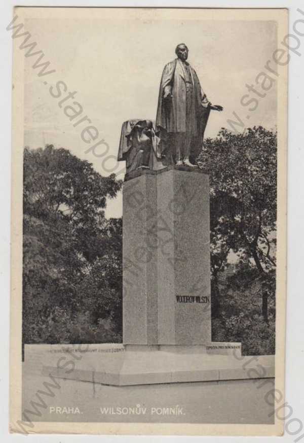  - Praha 1, Wilsonův pomník, Vrchlického sady