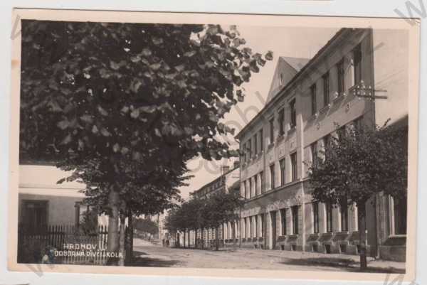  - Hronov (Hronow) - Náchod, škola, Grafo Čuda Holice