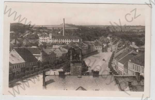  - Hořice v Podkrkonoší (Horschitz) - Jičín, náměstí, částečný záběr města