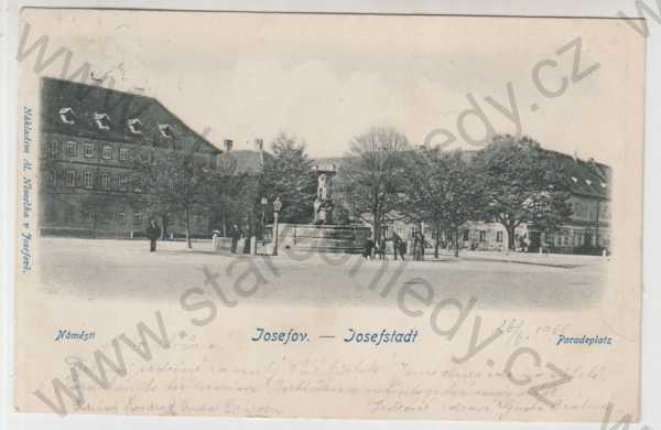  - Josefov (Josefstadt) - Náchod, náměstí, kašna, DA