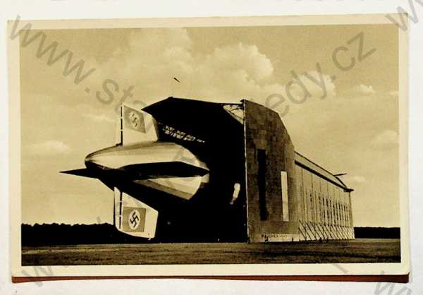  - Doprava - vzducholoď, Zeppelinhalle - fotografie