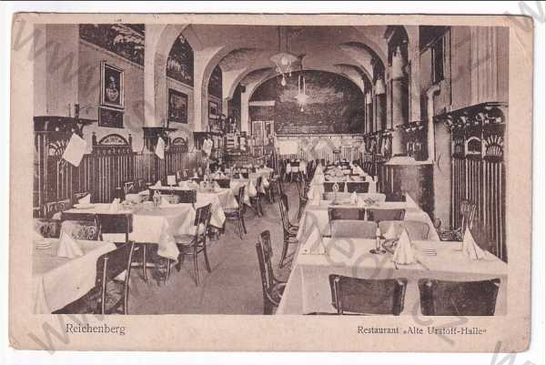  - Liberec - restaurace Alte Urstoff-Halle, interiér