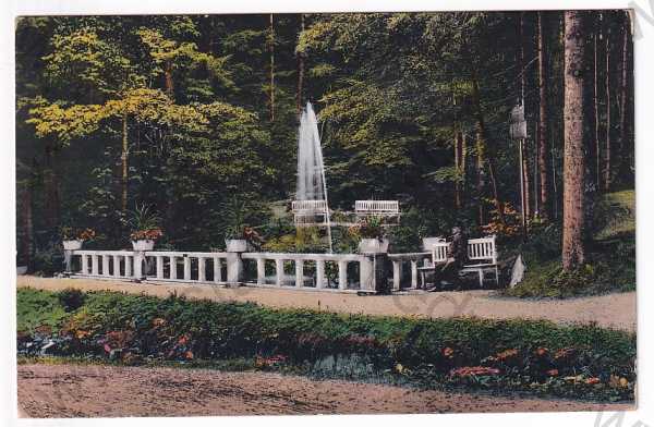  - Lázně Libverda - fontána v parku