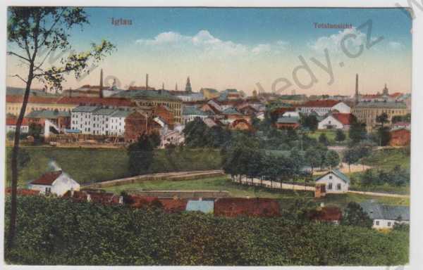  - Jihlava (Iglau), celkový pohled, kolorovaná