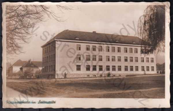  - Litoměřice (Leitmeritz), škola, celkový pohled
